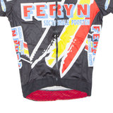 Cycling Mens Jersey Black 1/2 Zip L