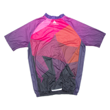 Cycling Womens Jersey Purple 1/2 Zip 4XL