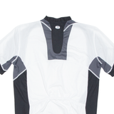 Cycling Mens Jersey White 1/2 Zip L