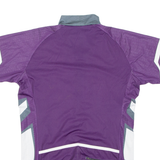 Cycling Mens Jersey Purple 1/2 Zip S