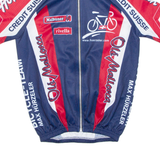 Cycling Mens Jersey Blue 1/2 Zip XXS