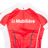 Cycling Womens Jersey Red 1/2 Zip M
