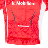 Cycling Womens Jersey Red 1/2 Zip M