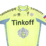 Cycling Mens Jersey Yellow 1/2 Zip XL