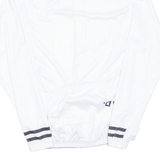 Cycling Mens Jersey White Long Sleeve 1/2 Zip S