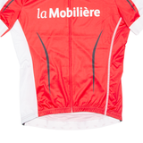 Cycling Mens Jersey Red 1/2 Zip L