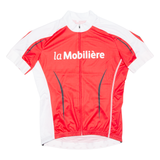 Cycling Mens Jersey Red 1/2 Zip L