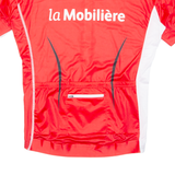 Cycling Mens Jersey Red 1/2 Zip L