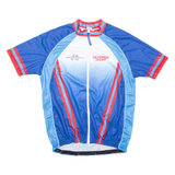 Cycling Mens Jersey Blue 1/2 Zip XL