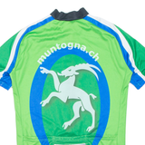 Cycling Mens Jersey Green 1/2 Zip M