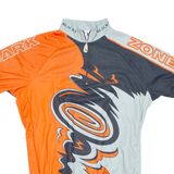 Cycling Womens Jersey Orange 1/4 Zip M