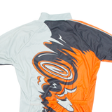 Cycling Womens Jersey Orange 1/4 Zip M