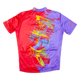 Cycling Mens Jersey Red 1/4 Zip M