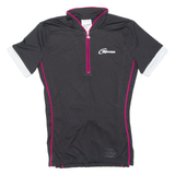 Cycling Womens Jersey Black 1/2 Zip UK 10