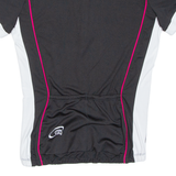 Cycling Womens Jersey Black 1/2 Zip UK 10