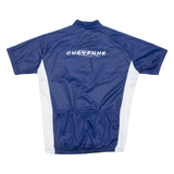 Cycling Mens Jersey Blue 1/2 Zip XL