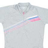 Cycling Womens Jersey Grey 1/2 Zip XL
