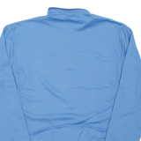 Cycling Mens Jersey Blue Long Sleeve 1/4 Zip XL