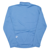 Cycling Mens Jersey Blue Long Sleeve 1/4 Zip XL