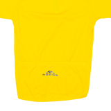 Cycling Mens Jersey Yellow 1/4 Zip S