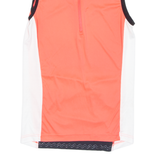 Cycling Womens Jersey Pink Sleeveless 1/2 Zip M