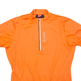 Cycling Womens Jersey Orange 1/2 Zip 2XL