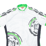 Cycling Womens Jersey Green 1/2 Zip L