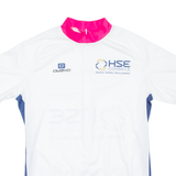 Cycling Mens Jersey White 1/2 Zip XL