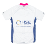 Cycling Mens Jersey White 1/2 Zip XL