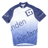 Cycling Mens Jersey Blue 1/2 Zip M