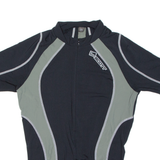 Cycling Mens Jersey Black 1/2 Zip M