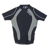 Cycling Mens Jersey Black 1/2 Zip M