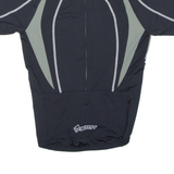 Cycling Mens Jersey Black 1/2 Zip M