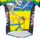 Cycling Mens Jersey Yellow 1/2 Zip S