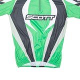 Cycling Mens Jersey Green 1/2 Zip XL