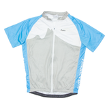 Cycling Mens Jersey Blue 1/2 Zip M