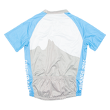 Cycling Mens Jersey Blue 1/2 Zip M