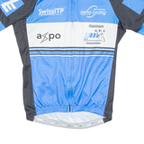 Cycling Mens Jersey Blue 1/2 Zip S