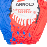 Cycling Mens Jersey Blue Long Sleeve 1/2 Zip S