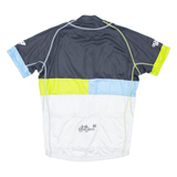 Cycling Mens Jersey Blue 1/2 Zip L