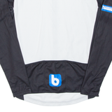 Cycling Mens Jersey Black Long Sleeve 1/2 Zip XL