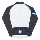Cycling Mens Jersey Black Long Sleeve 1/2 Zip XL