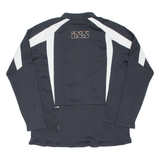 Cycling Mens Jersey Black Long Sleeve 1/2 Zip 2XL