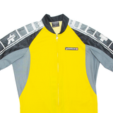 Cycling Mens Jersey Yellow 1/2 Zip L
