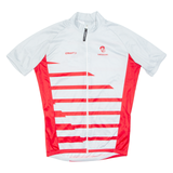 Cycling Mens Jersey Grey 1/2 Zip L