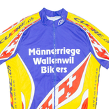 Cycling Mens Jersey Blue 1/2 Zip XL