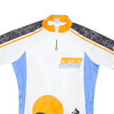 Cycling Mens Jersey Orange 1/2 Zip L