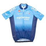 Cycling Mens Jersey Blue 1/2 Zip L