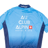 Cycling Mens Jersey Blue 1/2 Zip L