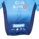 Cycling Mens Jersey Blue 1/2 Zip L